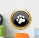 Paw print icon Wall Decal