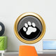 Paw print icon Wall Decal