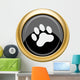 Paw print icon Wall Decal