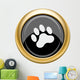 Paw print icon Wall Decal