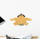 Huge cartoon angry sumo wrestler Wall Decal