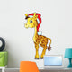 Christmas Animal Theme Image Wall Decal