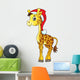 Christmas Animal Theme Image Wall Decal