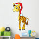 Christmas Animal Theme Image Wall Decal