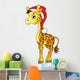 Christmas Animal Theme Image Wall Decal