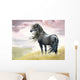 Black Horse Field Wall Decal