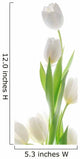 white tulip flowers 