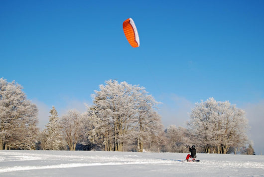 Snowkiting - Snow Kite Wall Mural