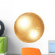 golden soccer ball Wall Decal