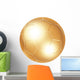 golden soccer ball Wall Decal