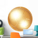 golden soccer ball Wall Decal
