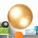 golden soccer ball Wall Decal