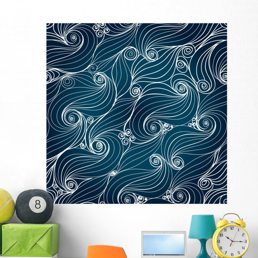 Seamless background of lacy lines with a flourish. 