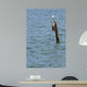 A Tern Standing on a Metal Pole 
