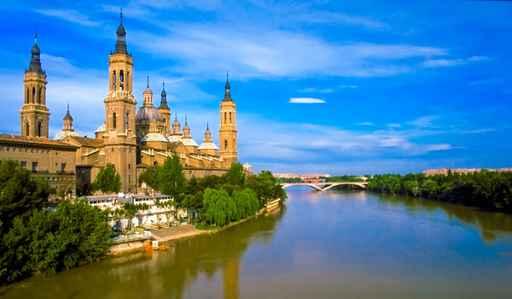 Pilar's Cathedral and Ebro Wall Decal