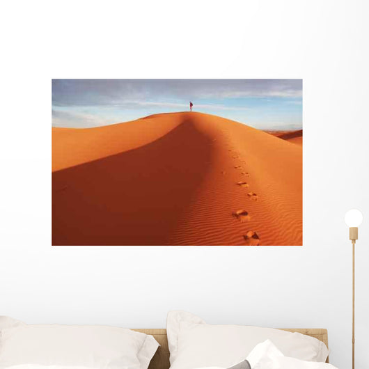 Man Observer Sand Desert Wall Decal Design 1