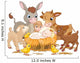 Holy Child with Animals Wall Decal