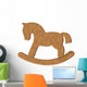 Vector Wooden Horse Toy Wall Decal