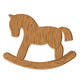 Vector Wooden Horse Toy Wall Decal