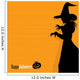 Happy Halloween background with witch Wall Mural