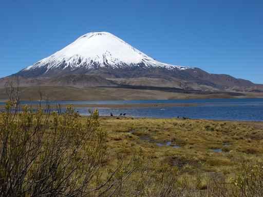 Vulkan Parinacota Am Chungara Wall Decal Design 2