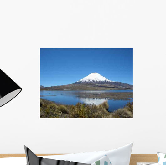 Vulkan Parinacota Am Chungara Wall Decal Design 1