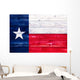 Flag of Texas on wooden surface 