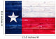 Flag of Texas on wooden surface 