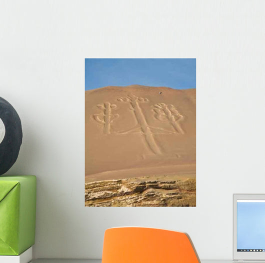 Candelabrum Paracas National Park Wall Decal