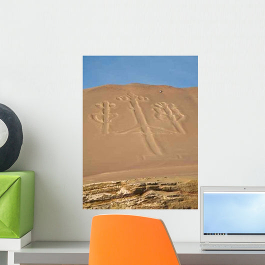 Candelabrum Paracas National Park Wall Decal