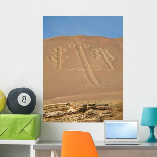 Candelabrum Paracas National Park Wall Decal