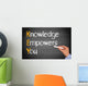 KEY - Knowledge Empowers You Wall Mural