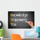 KEY - Knowledge Empowers You Wall Mural