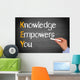 KEY - Knowledge Empowers You Wall Mural