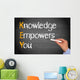 KEY - Knowledge Empowers You Wall Mural