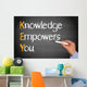 KEY - Knowledge Empowers You Wall Mural
