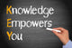 KEY - Knowledge Empowers You Wall Mural