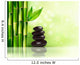 Spa background with bamboo and stones. Vector illustration. 