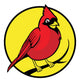 Cardinal Bird Mascot Wall Decal