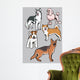 Dogs vector collection part 3 Wall Decal