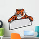 tiger grip the banner Wall Decal