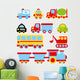 baby cars transportation Wall Decal