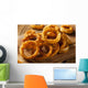 Homemade Crunchy Fried Onion Rings Wall Mural