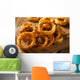 Homemade Crunchy Fried Onion Rings Wall Mural