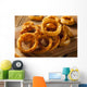 Homemade Crunchy Fried Onion Rings Wall Mural