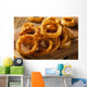 Homemade Crunchy Fried Onion Rings Wall Mural