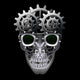 Steam punk skull Wall Mural