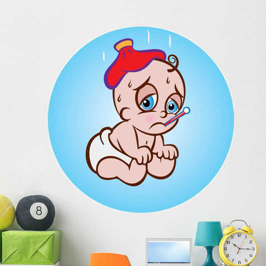 Sick Baby Wall Decal