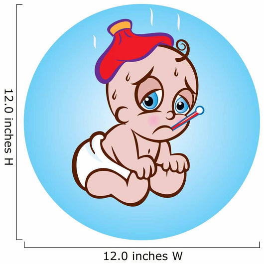 Sick Baby Wall Decal