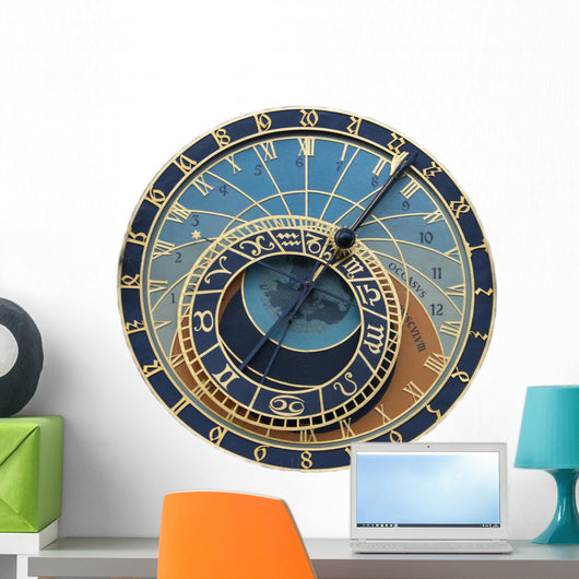 A astronomical clock in Prague, Czech republic Wall Decal